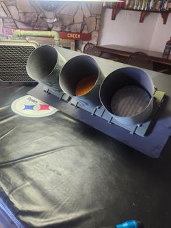 Vintage Metal Traffic Light Housing Unit