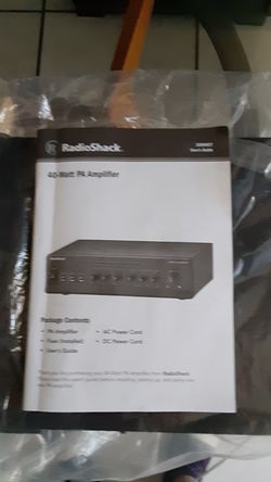 40 watt pa amplifier