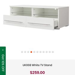 Brand New Tv Stand - White 