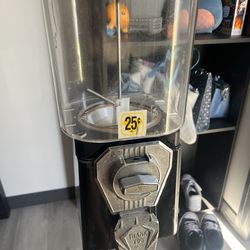 Old gumball, stand-up machine