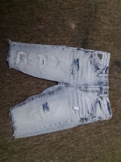 Boys salvage buckle jorts