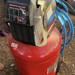Porter Cable Air Compressor Red 20 Gallon 