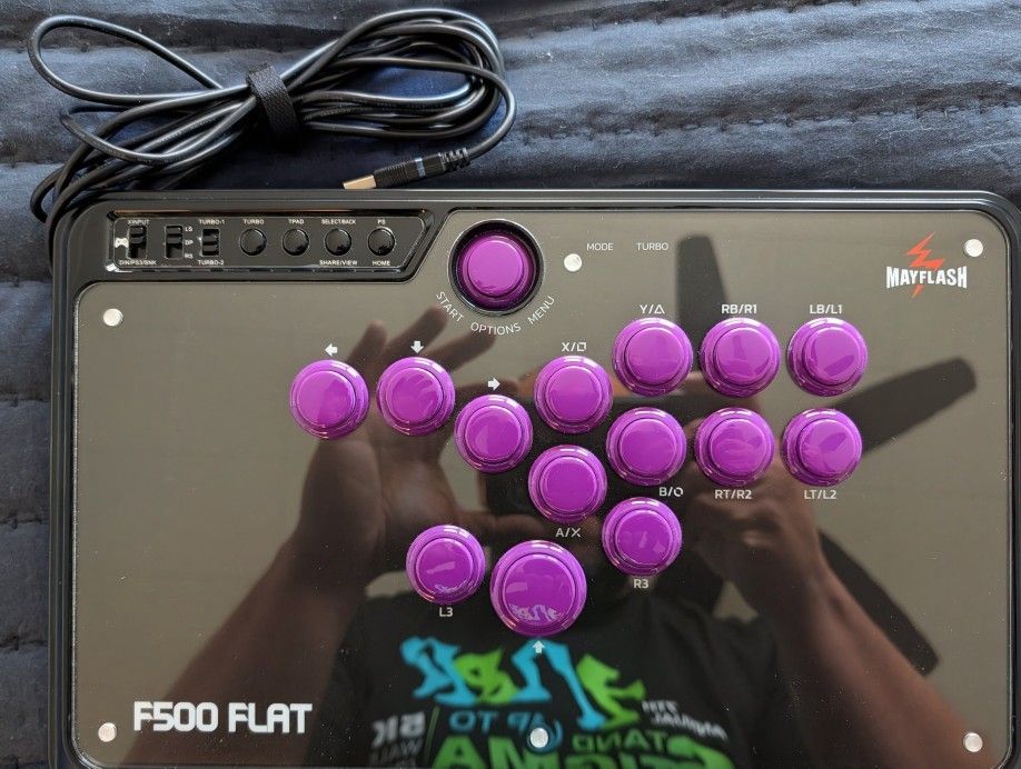 Mayflash F500 Flat Leverless Controller PC/PlayStation 