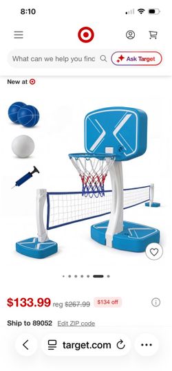 Hand well Water Basketball & Volleyball Set