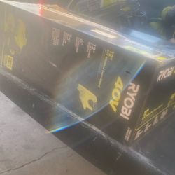 Ryobi 40V 12” 40V  wheeled snow shovel 