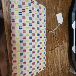 Vintage Multicolored Clasp Purse