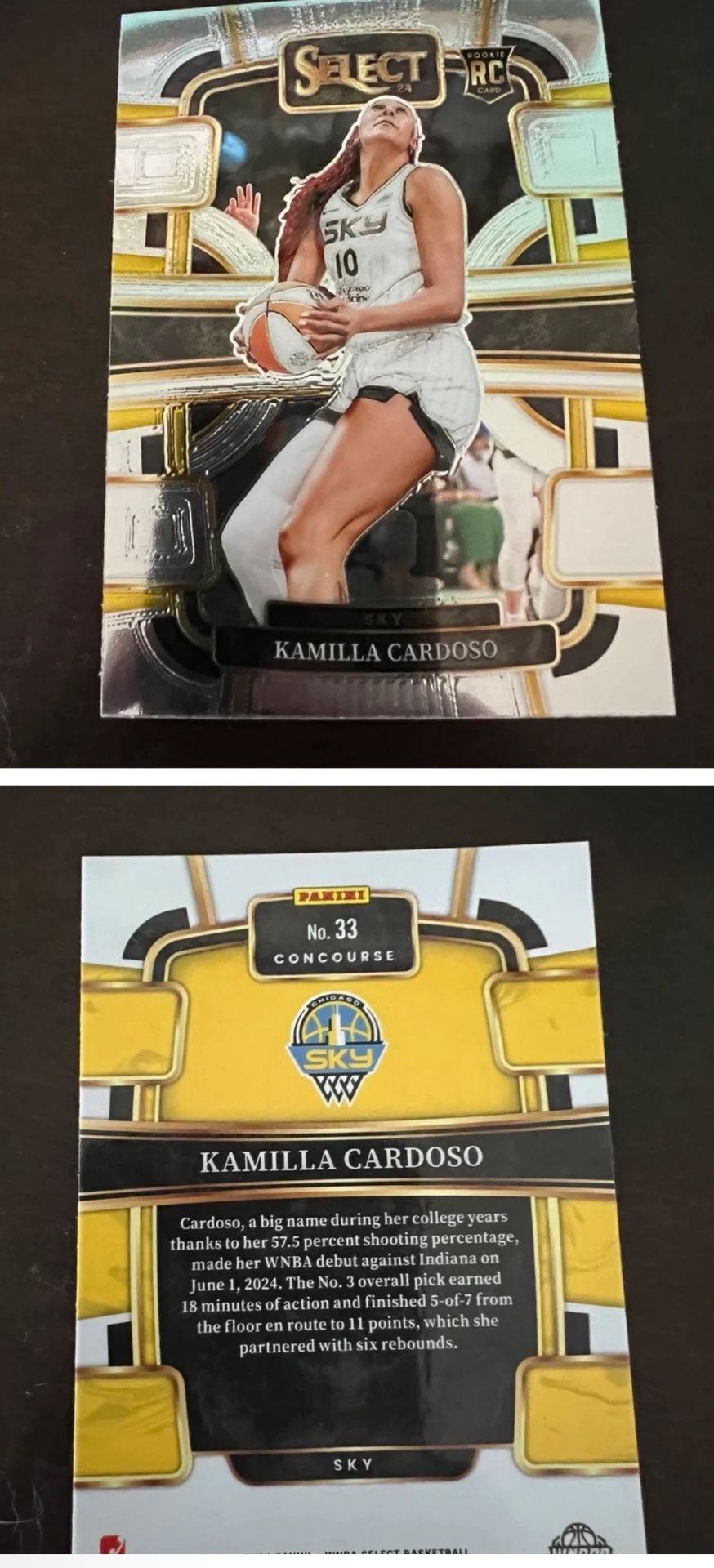 Kamilla Cardoso Rookie WNBA