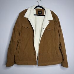Mens lee Sherpa Lined Jacket XL