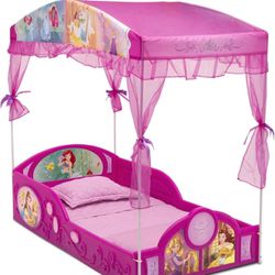 Princess Open box Bed For Toddler 