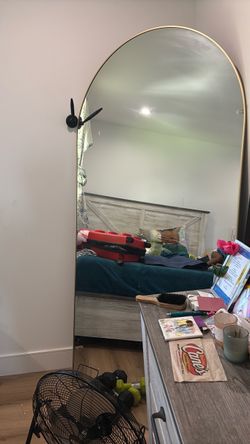 Full Size Golden Arched Mirror