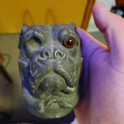Vintage Dog Inkwell 
