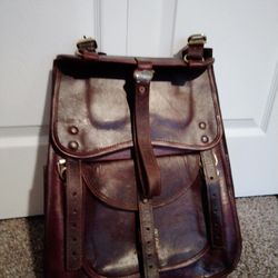 New Handmade World Backpack Natural Leather 
