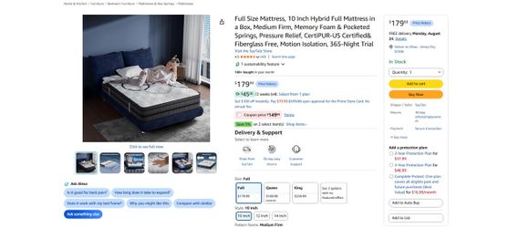Brand new queen mattress