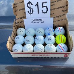 15 Callaway Chrome Tour Golf Balls