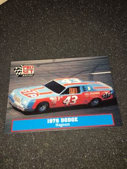 Pro set racing card