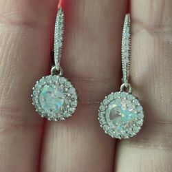 Simulated diamond "Lassaire" Drop Earrings 