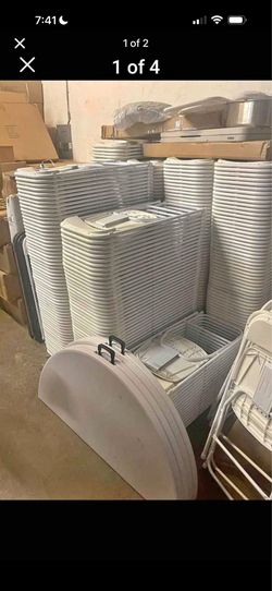 Chairs tables tents s,a,l,e