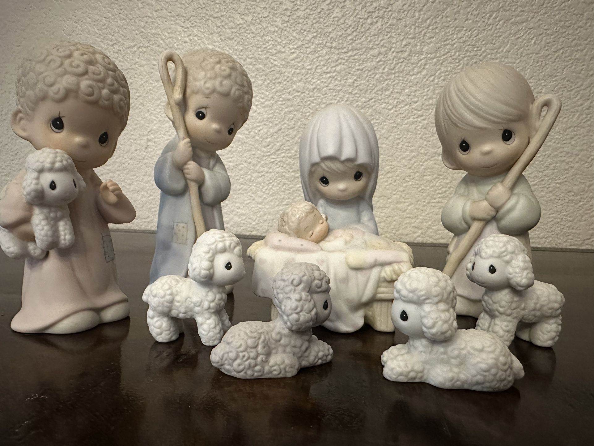 Precious moments, nativity scene