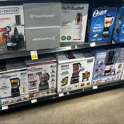 Ninja, Keurig, Nutribullet, Oster Blenders, Nespresso…etc