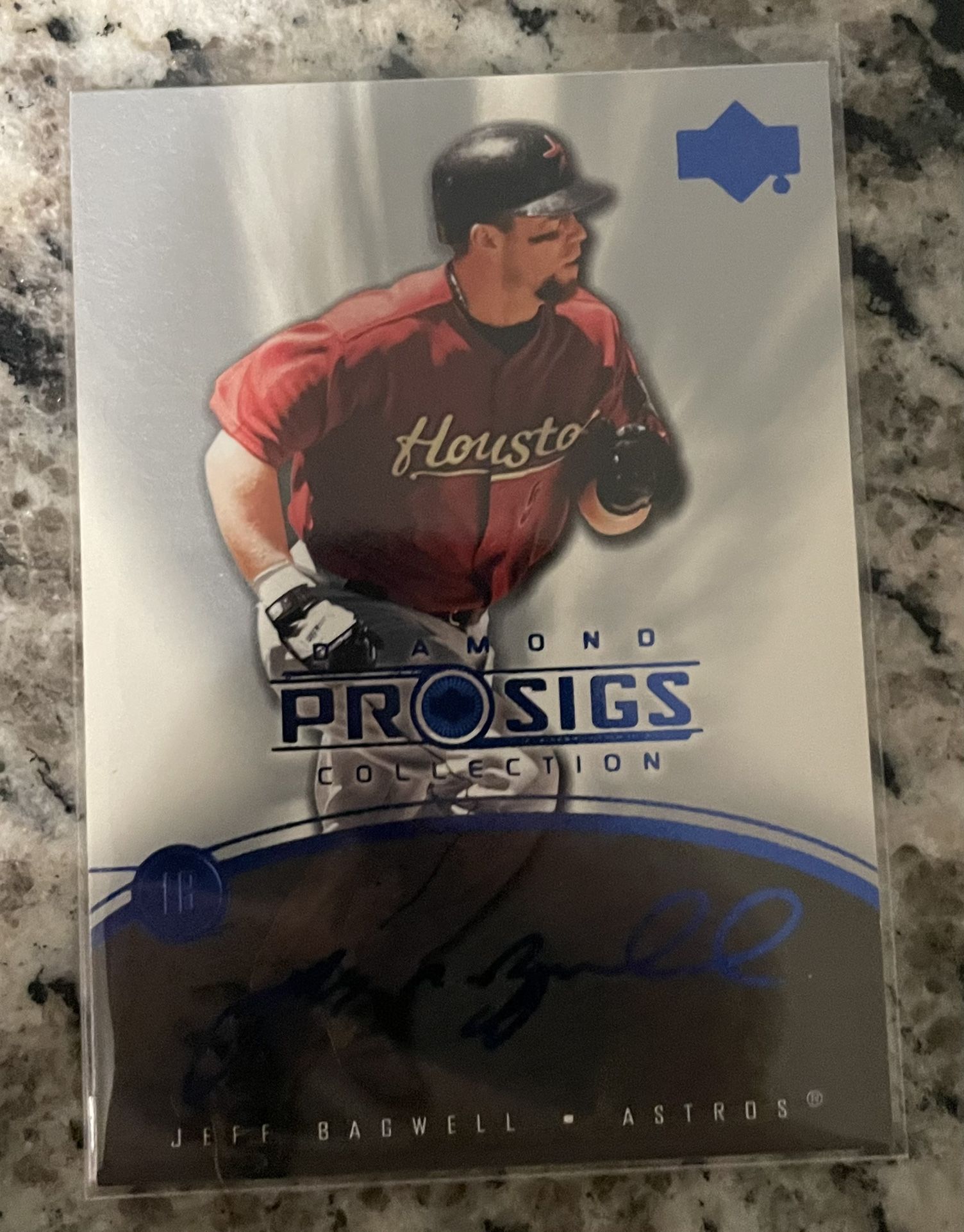 Jeff Bag well Diamond Collection Pro Sigs 2004 Upper Deck #11