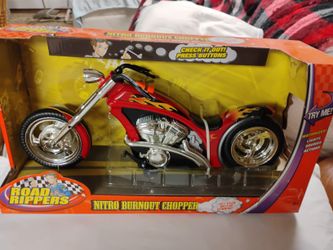 Road Rippers Nitro Burnout Chopper  Tested Lights And Music Work Engine Revs