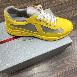 Prada Yellow Sneakers