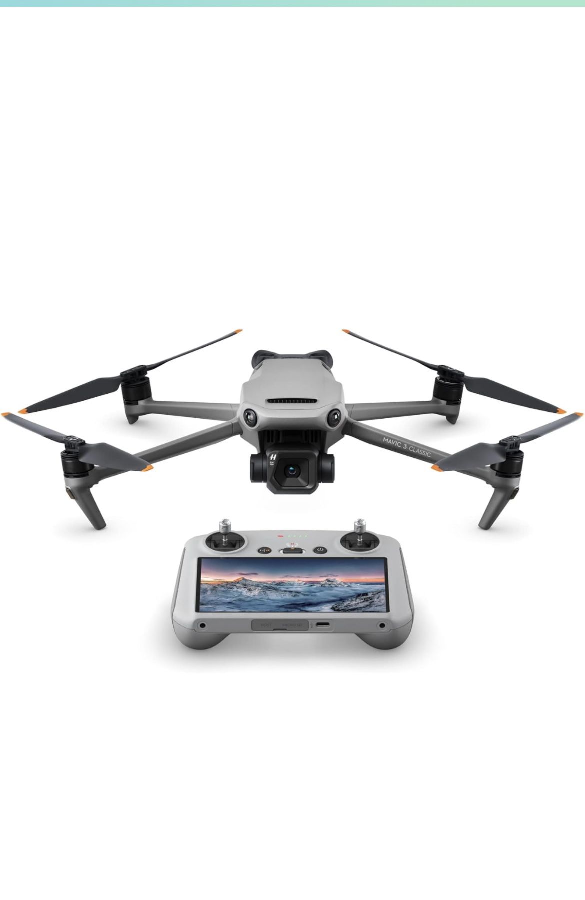 DJI Mavic 3 Classic (DJI RC), Drone with 4/3 CMOS Hasselblad Camera, 5.1K HD Video, 46 Mins Flight Time, Omnidirectional Obstacle Sensing, Smart Retur