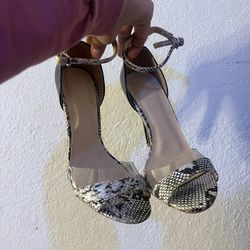 Heels Snake Print 5.5