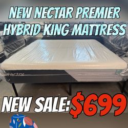 NEW NECTAR PREMIER HYBRID KING MATTRESS 