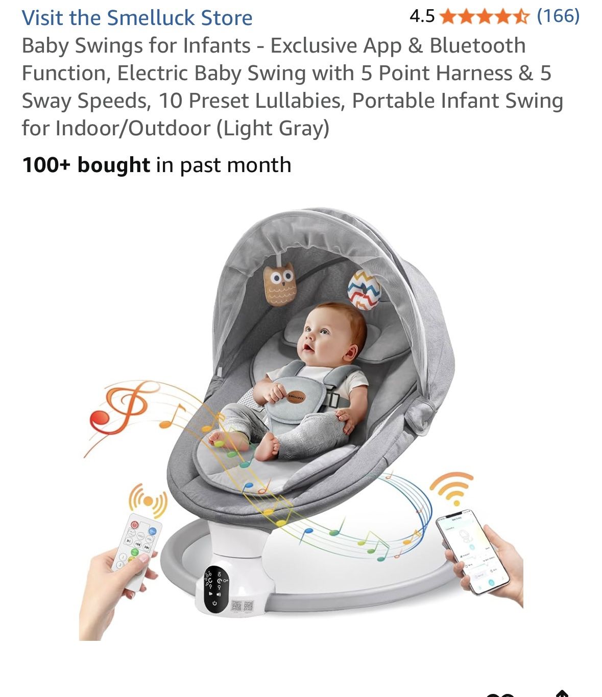 Brand new baby swing