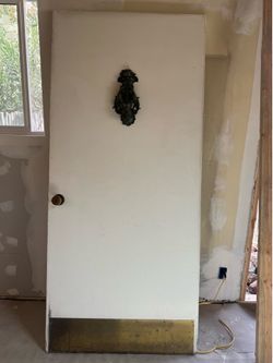 Free heavy wooden 36’ front door