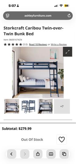 Twin-over-Twin Bunk Bed