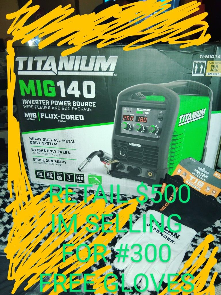 TITANIUM MIG140 WELDER