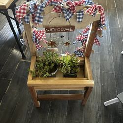 Hand Made Wooden Planters. 