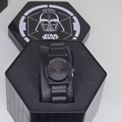 Nixon The Time Teller SW Darth Vader, Black 37mm Dial Watch