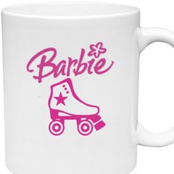 Barbie 🛼 Rollerblades Coffee Mug  🎀 ☕️ 