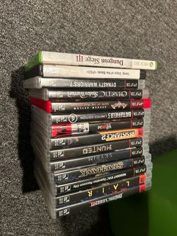 Assorted video game collection