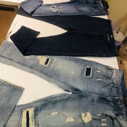 Men’s Size 33 W-American Rags Cie Denim-Bullhead Denim & Blue Note jeans 