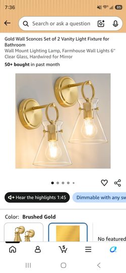 bathroom sconces lights