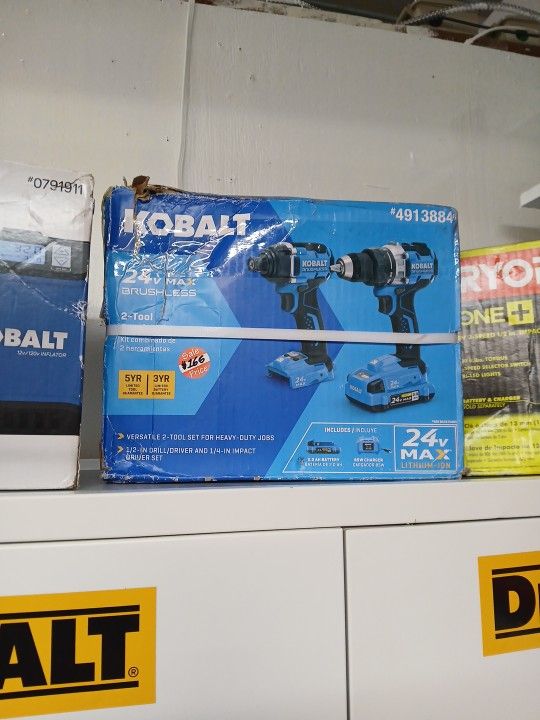 KOBALT new Brushless Tool Combo Kit