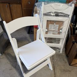 White Folder Chair