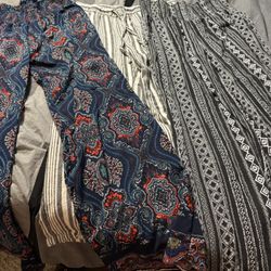 Womens Size Medium Summer Dressy Pants Lot