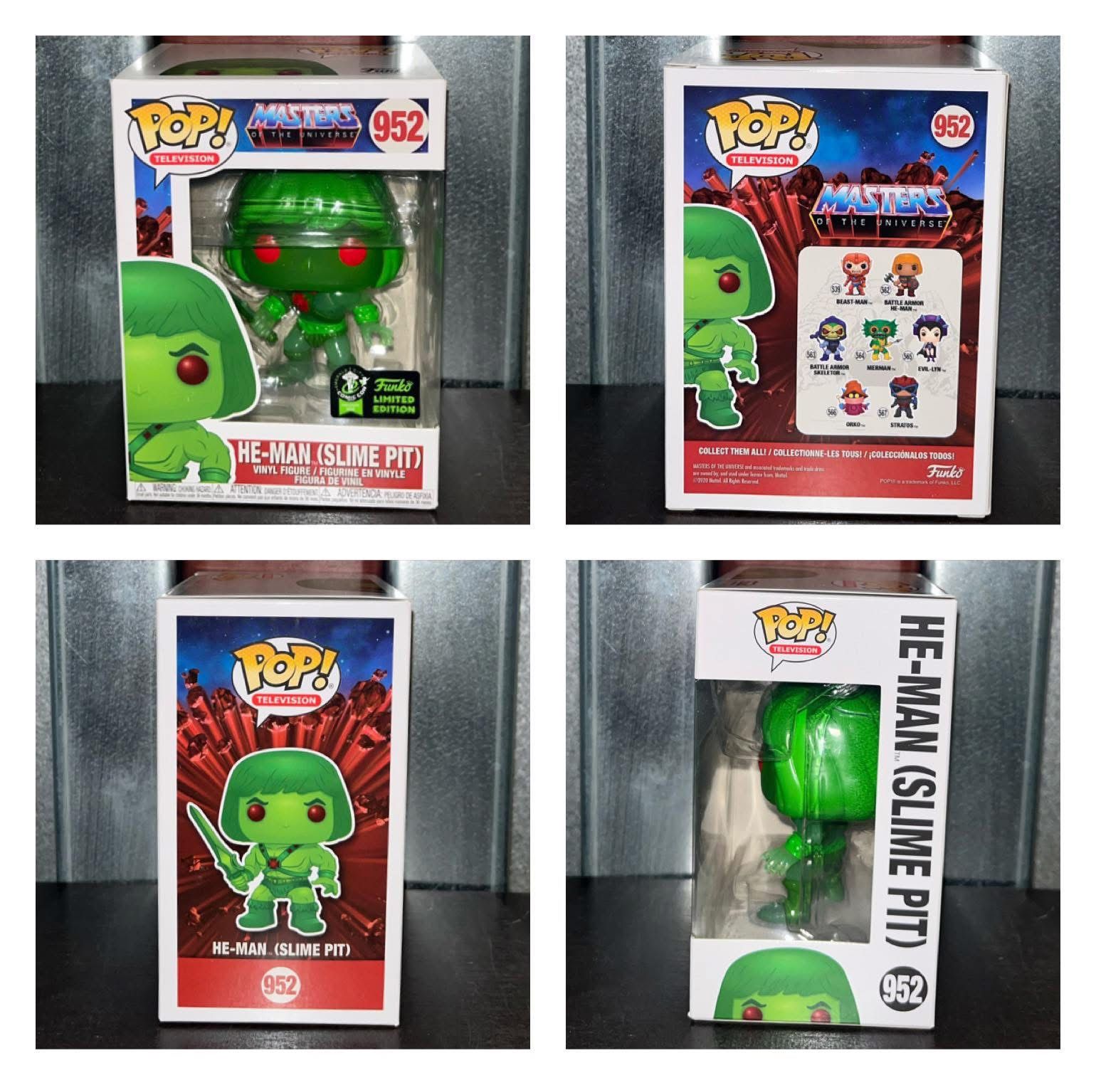 Funko Pop RETRO TOYS HE-MAN: He-Man (Slime Pit) Exclusive *Con Sticker*
