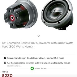 Pioneer Champion series PRO 
