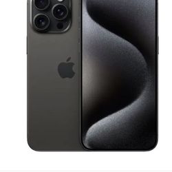 Black iPhone 15 Pro Max 256gb