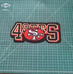 Iron On 49ers Patch 11” X 5”