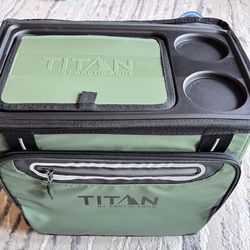 Titan 40-can Collapsible Cooler Dark Green new