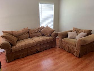 Sofa with chair