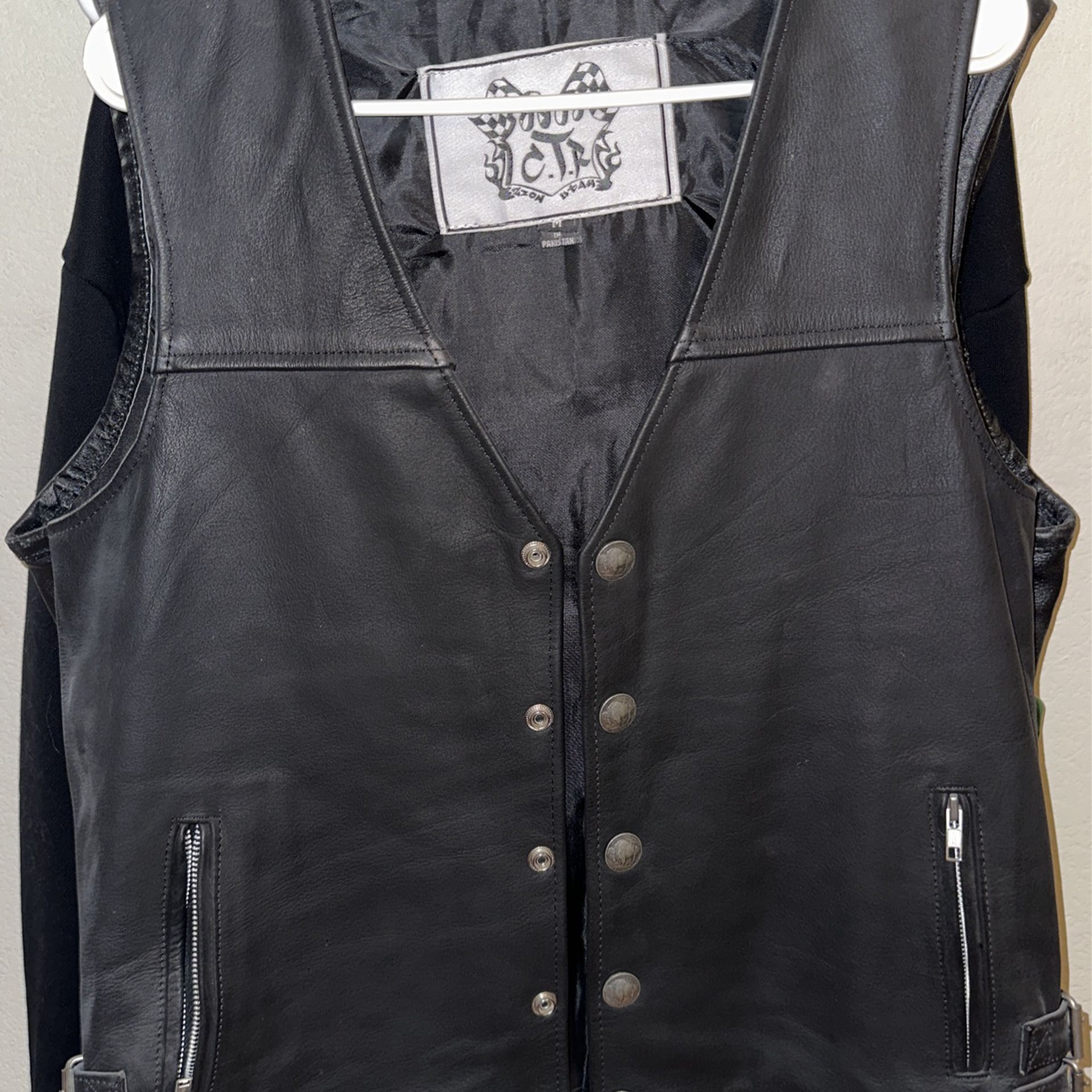 Leather Motorcycle Vests