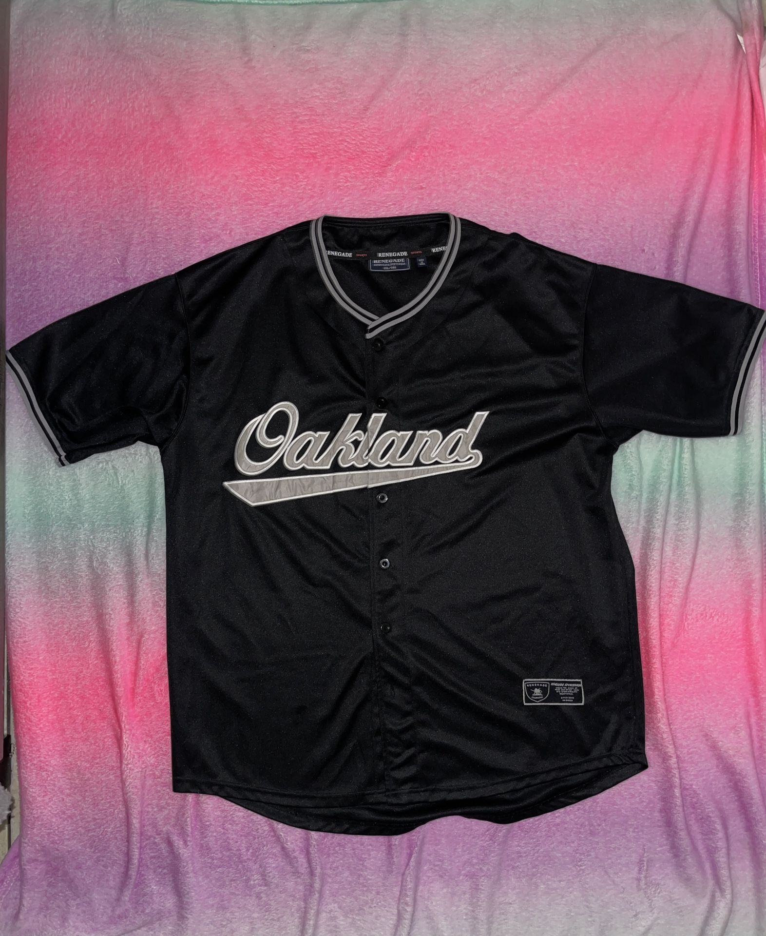 Vintage Y2K Oakland Athletics Raiders MLB Baseball Jersey